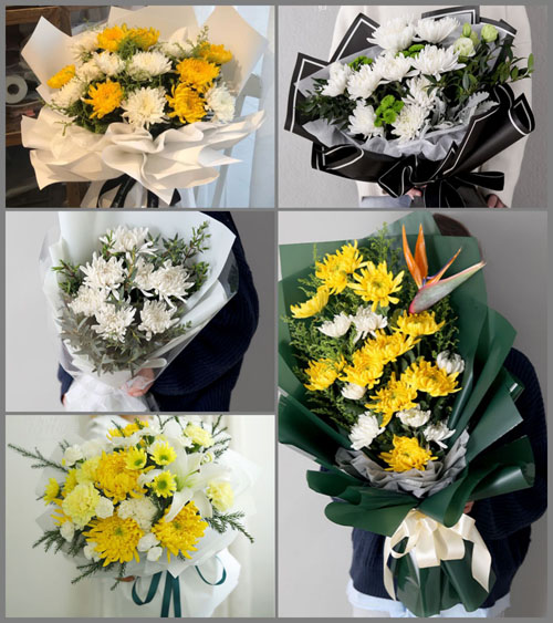 安徽阜阳市颍州区九龙镇庙前村白事花束代送